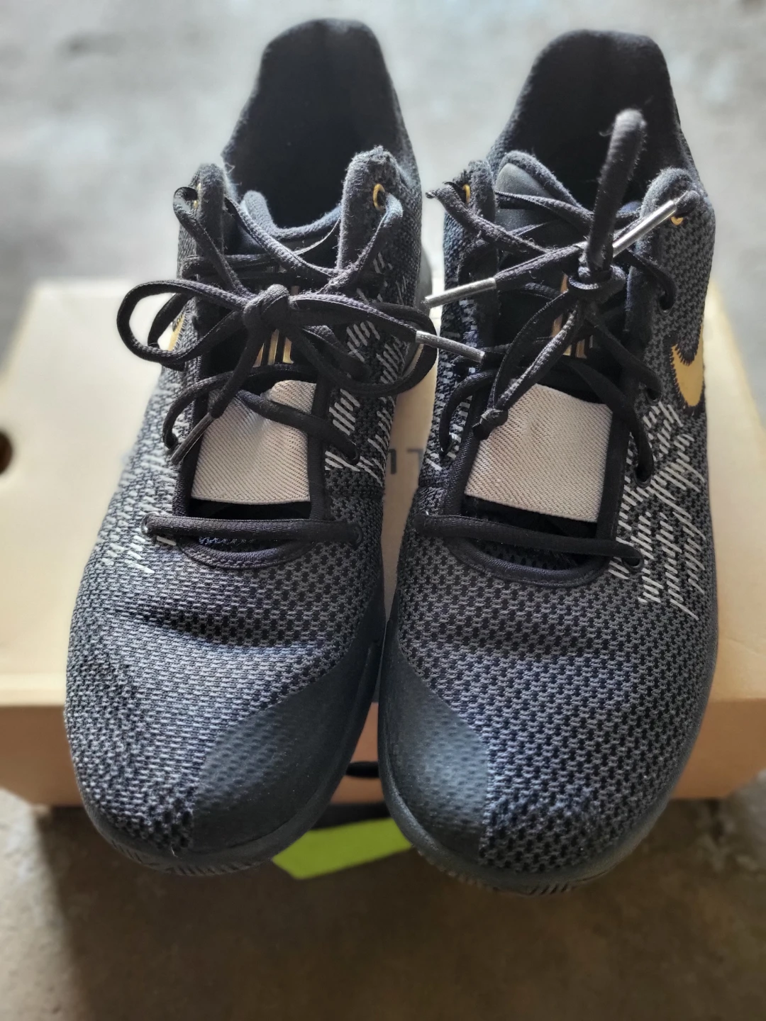 Nike Men's Basketball Shoes - Black/Gold