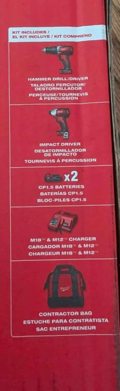 Milwaukee M18 2-Tool Combo Kit 2697-22CT - photo 2