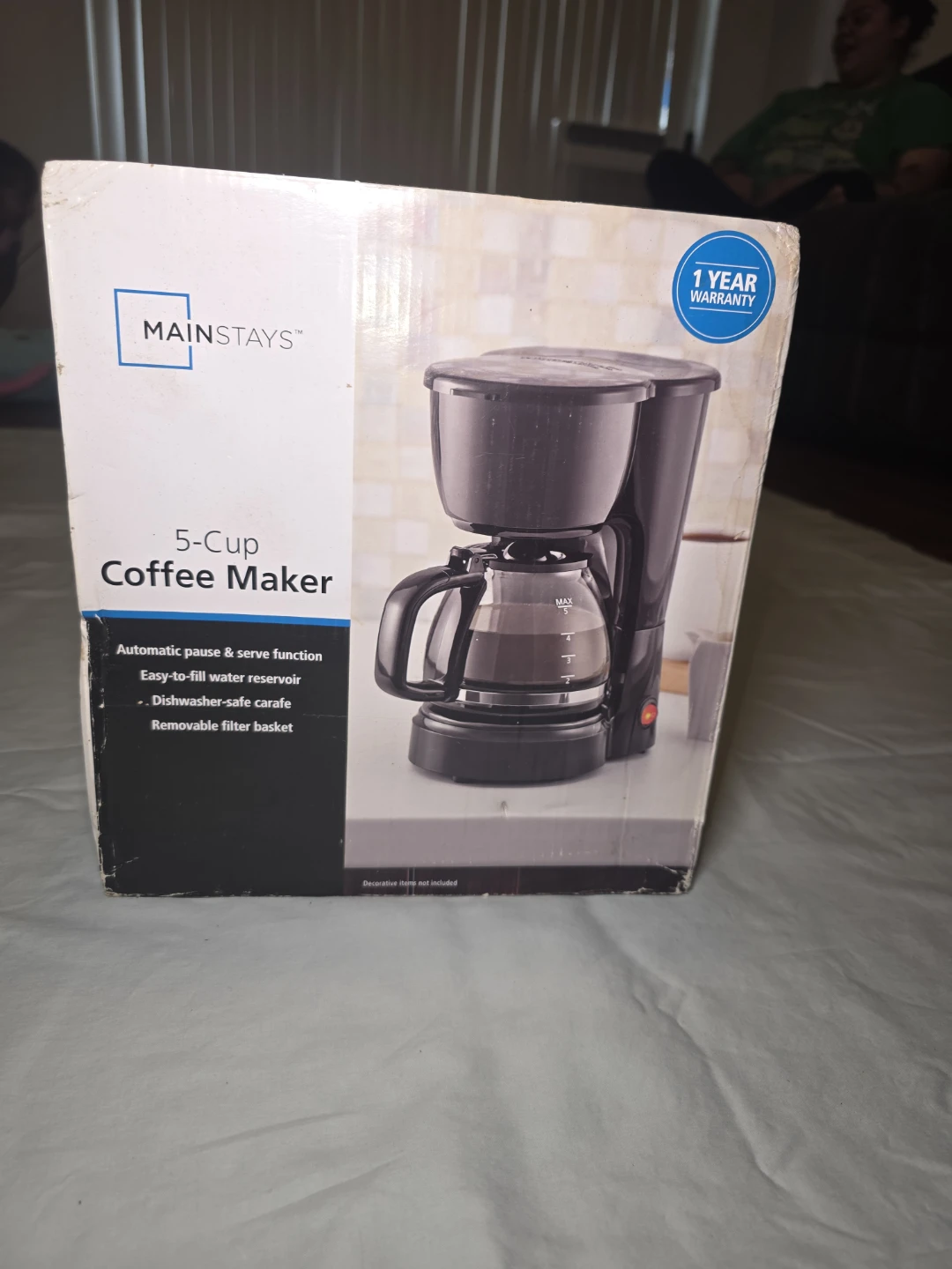 Mainstays 5-Cup Coffee Maker