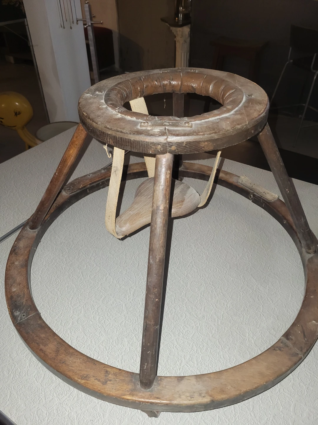 Vintage Wooden Baby Walker - photo 2