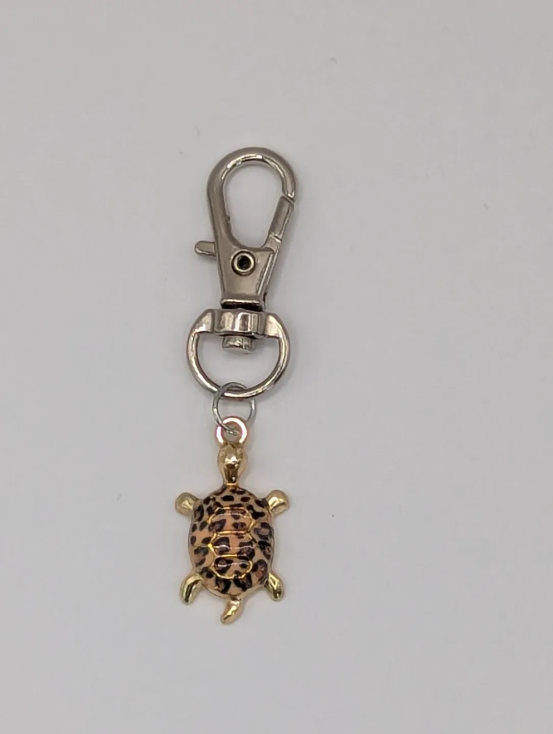 Leopard Print Sea Turtle Charm