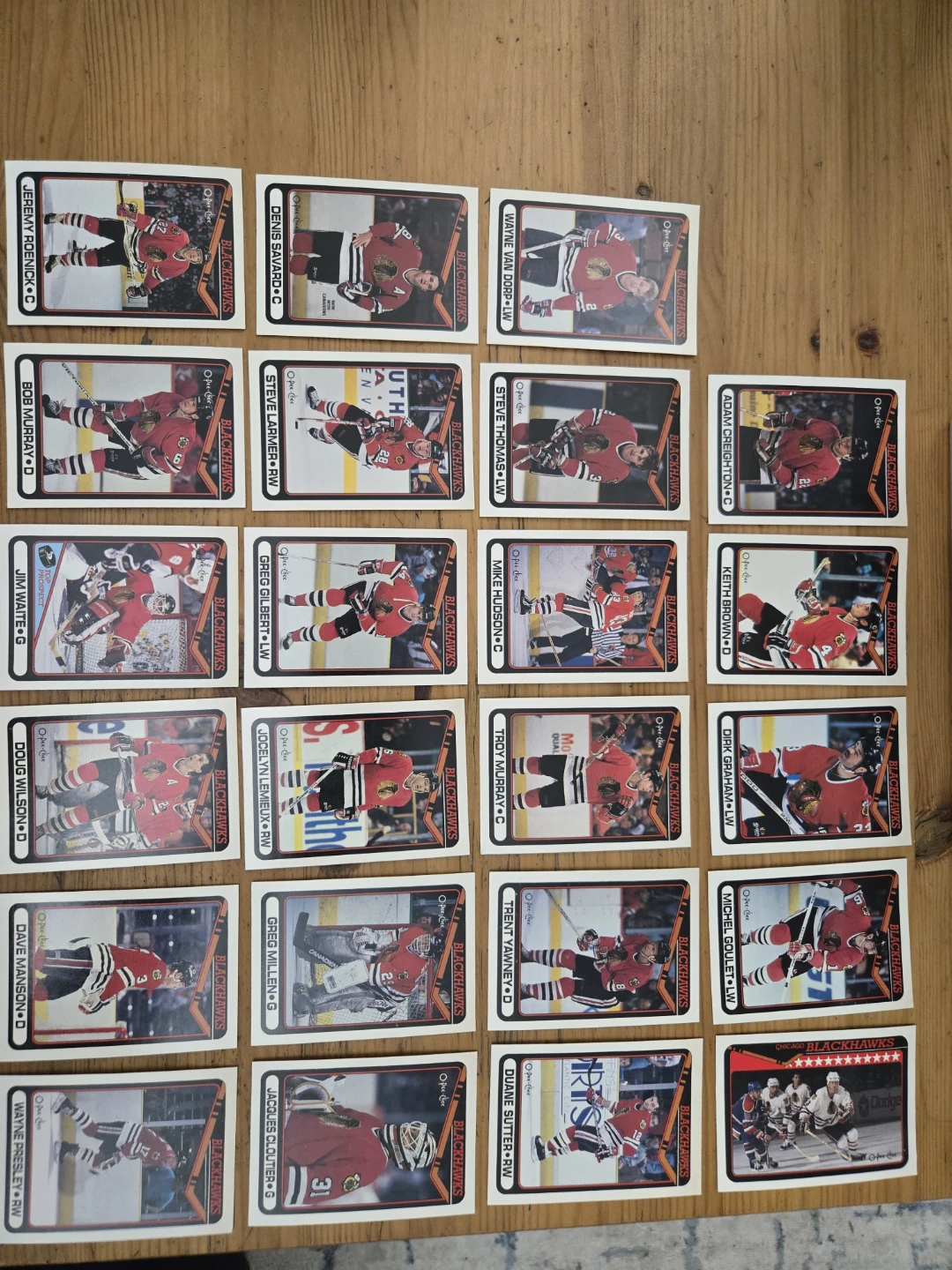 Blackhawks Hockey Cards