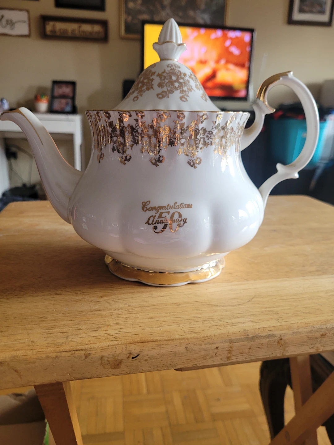 Royal Albert 50th Anniversay Teapot
