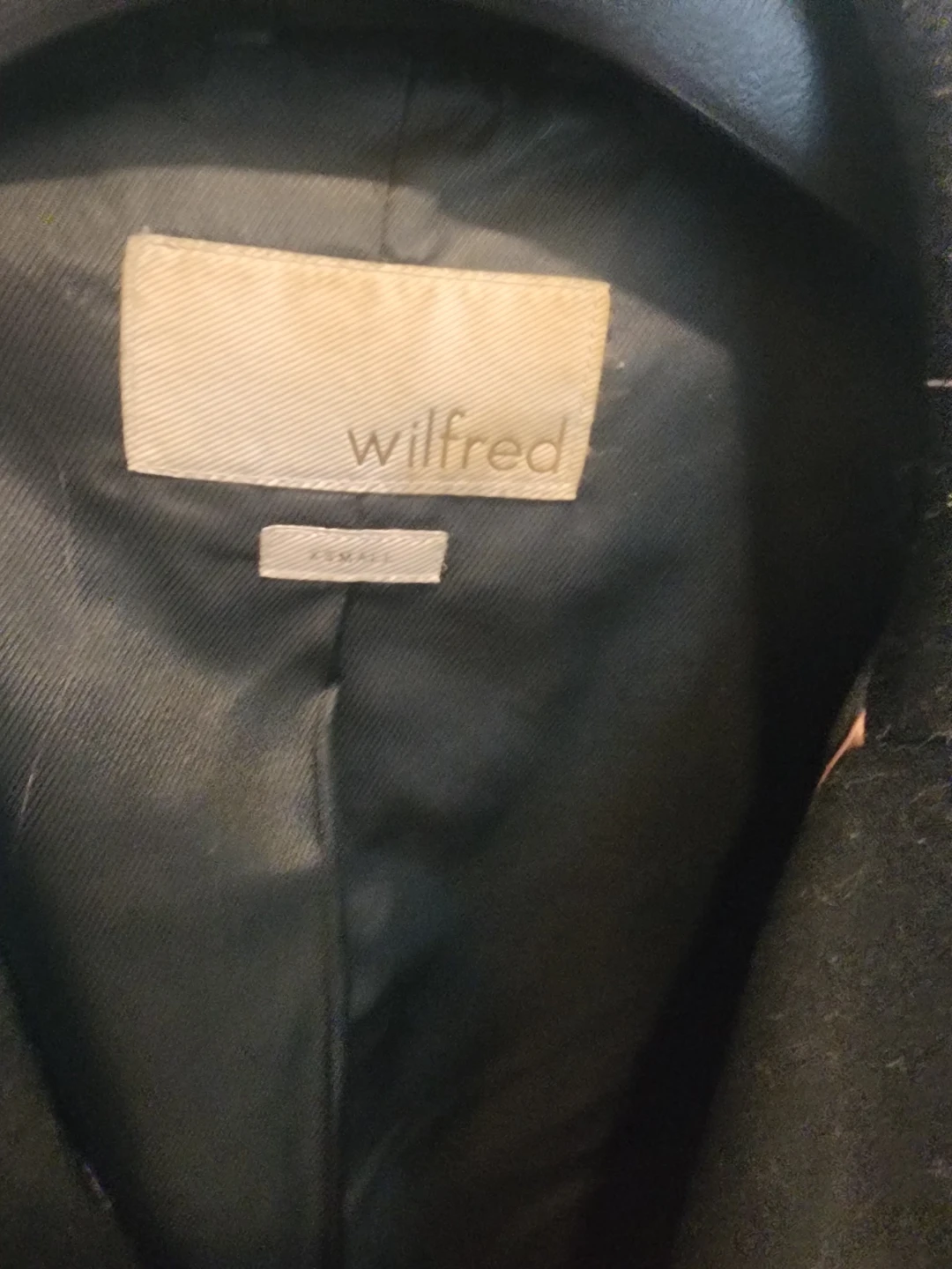 Wilfred Black Wool Blend Pea Coat - photo 3