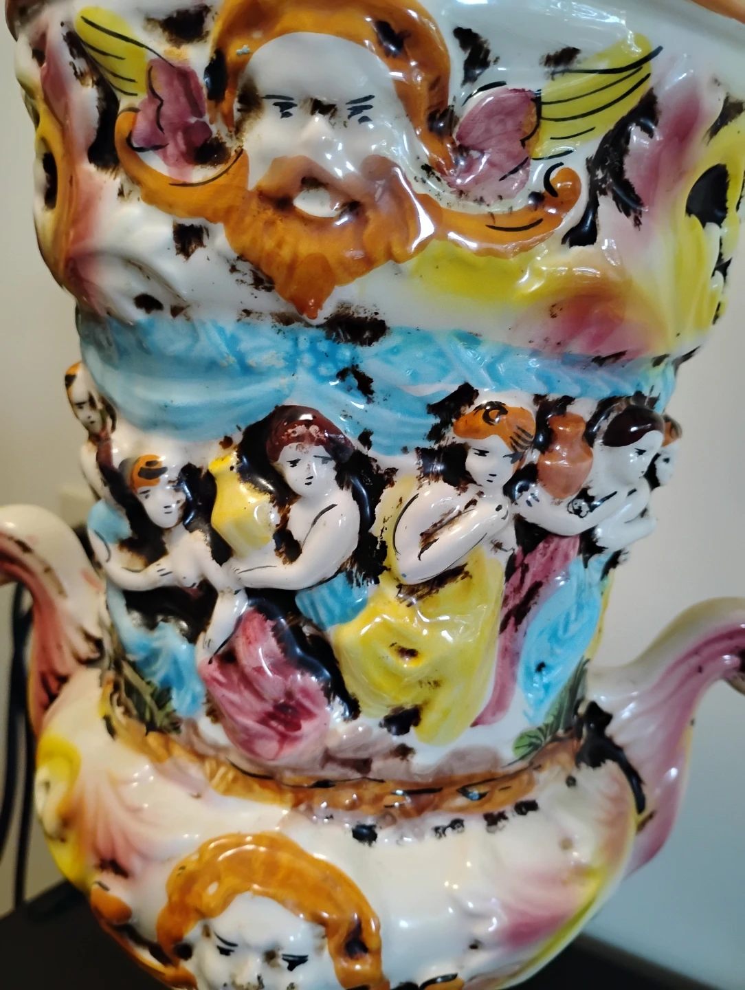 Vintage Ceramic Figural Table Lamp - photo 3