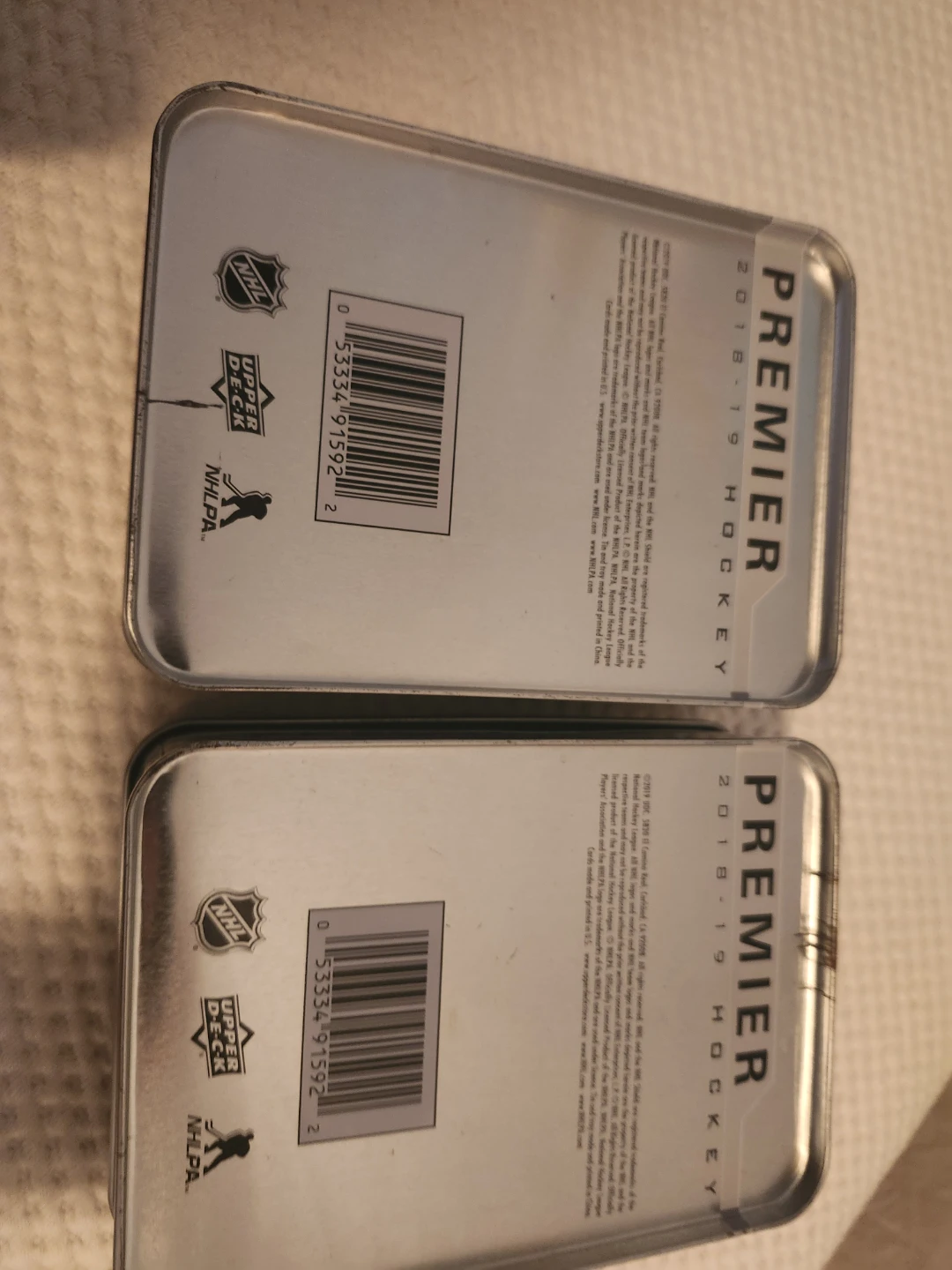 Upper Deck Premier Hockey 2018-19 Patrick Roy Tins (2) - photo 2