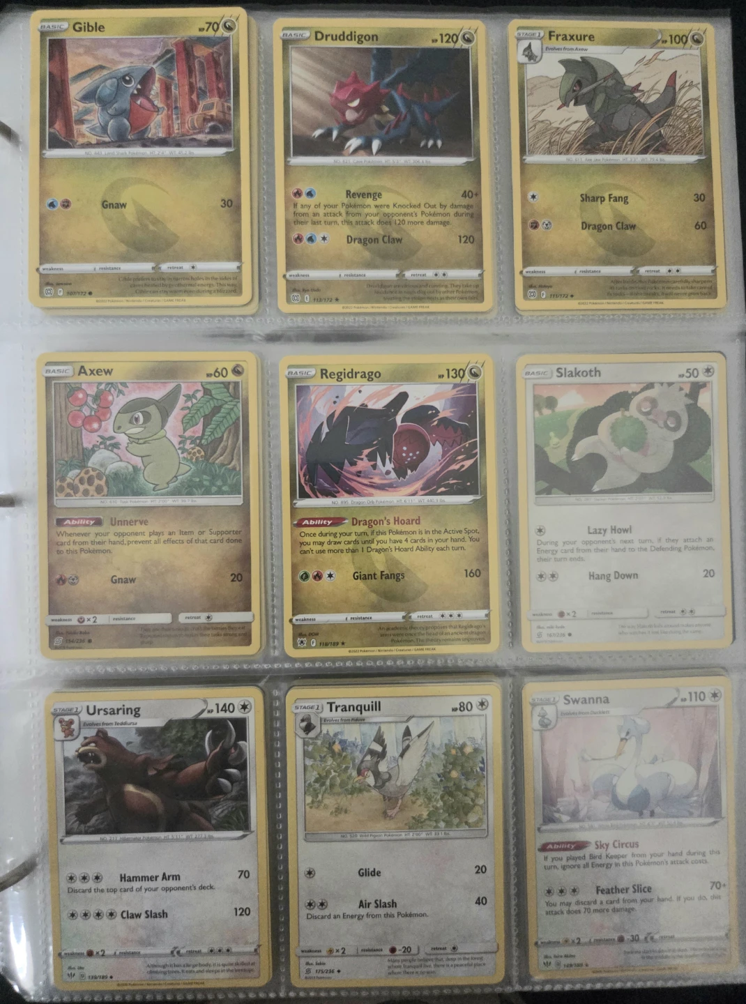 Pokemon cards - Dragon and Normal types