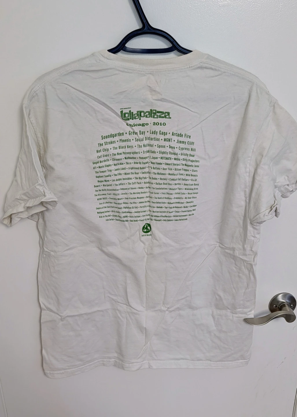 Lollapalooza Chicago 2010 T-Shirt - Men's Large - photo 5