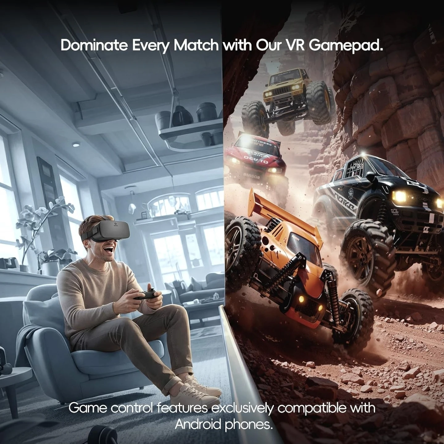 DESTEK VR Headset with Gamepad - photo 5