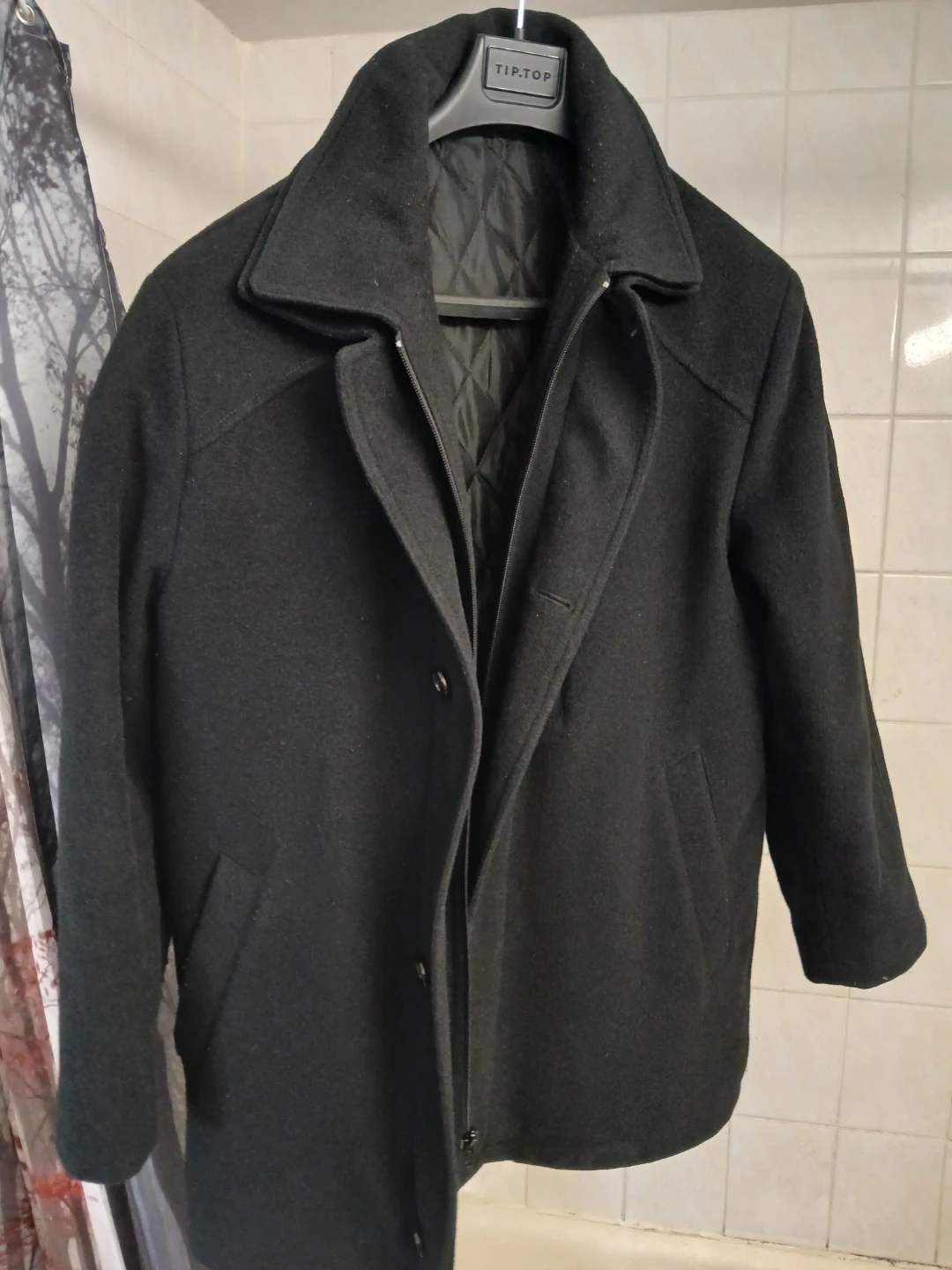 Men's 100% wool Ralph Lauren winter coat mid length