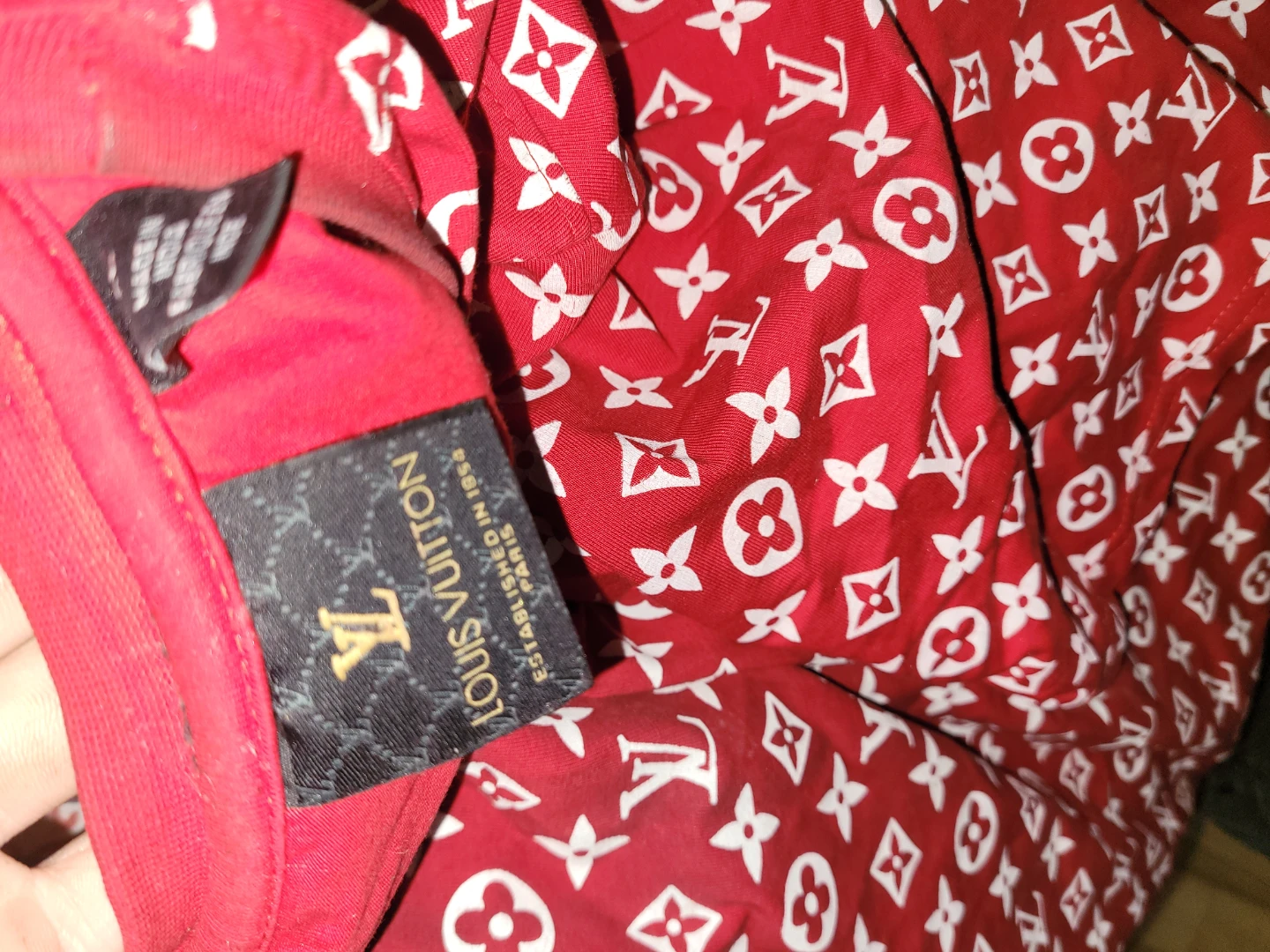 LOUIS VUITTON All-Over Monogram T-Shirt Red - photo 2