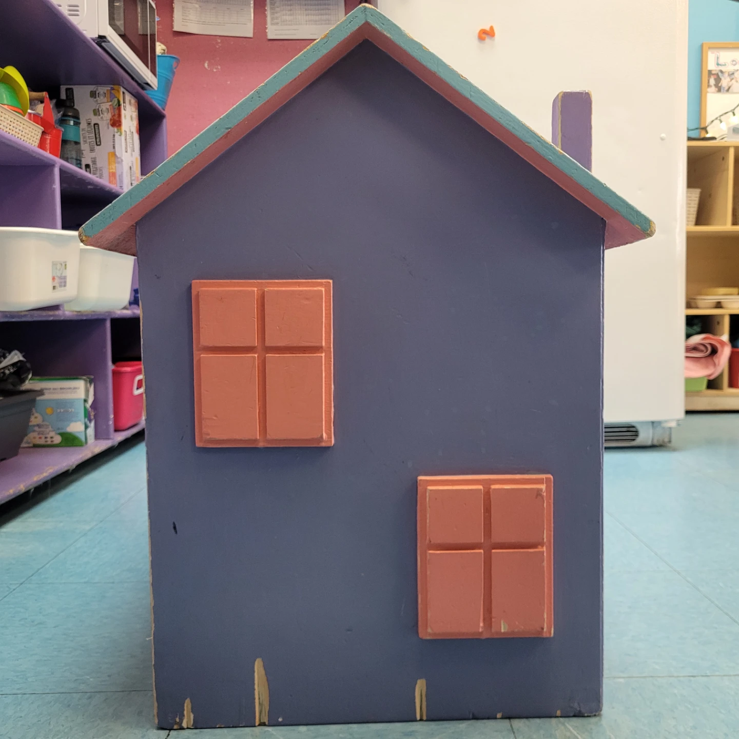 Wooden Dollhouse Storage Shelf - photo 2