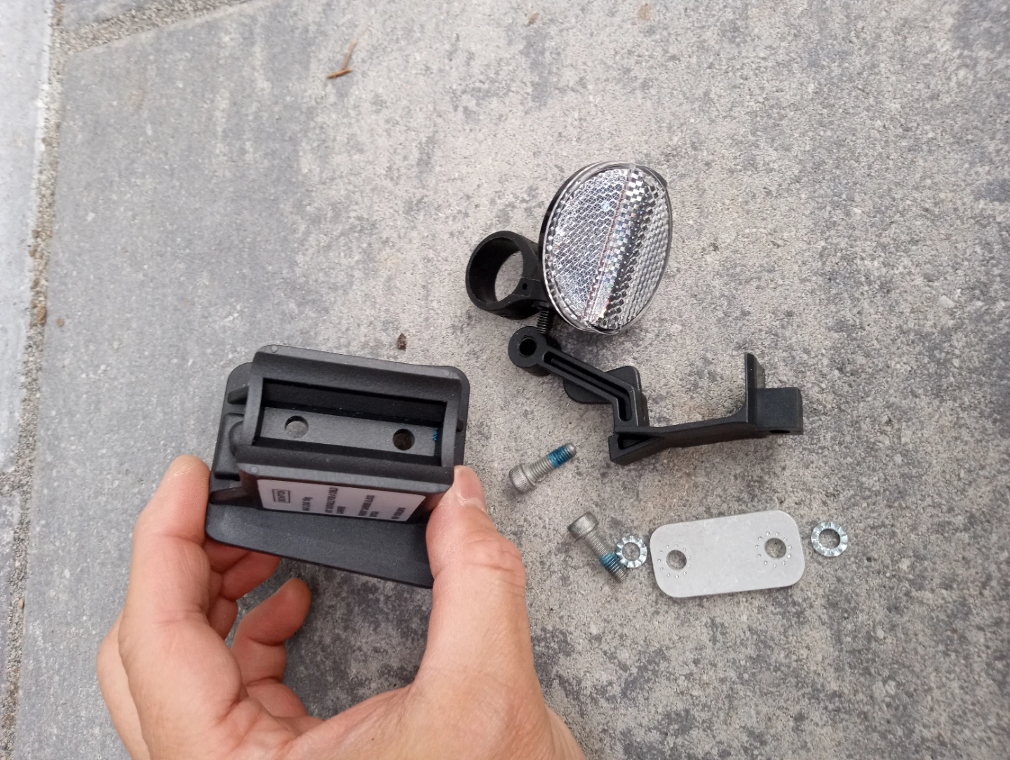 Brompton Front Carrier Block Reflector Mount - photo 5