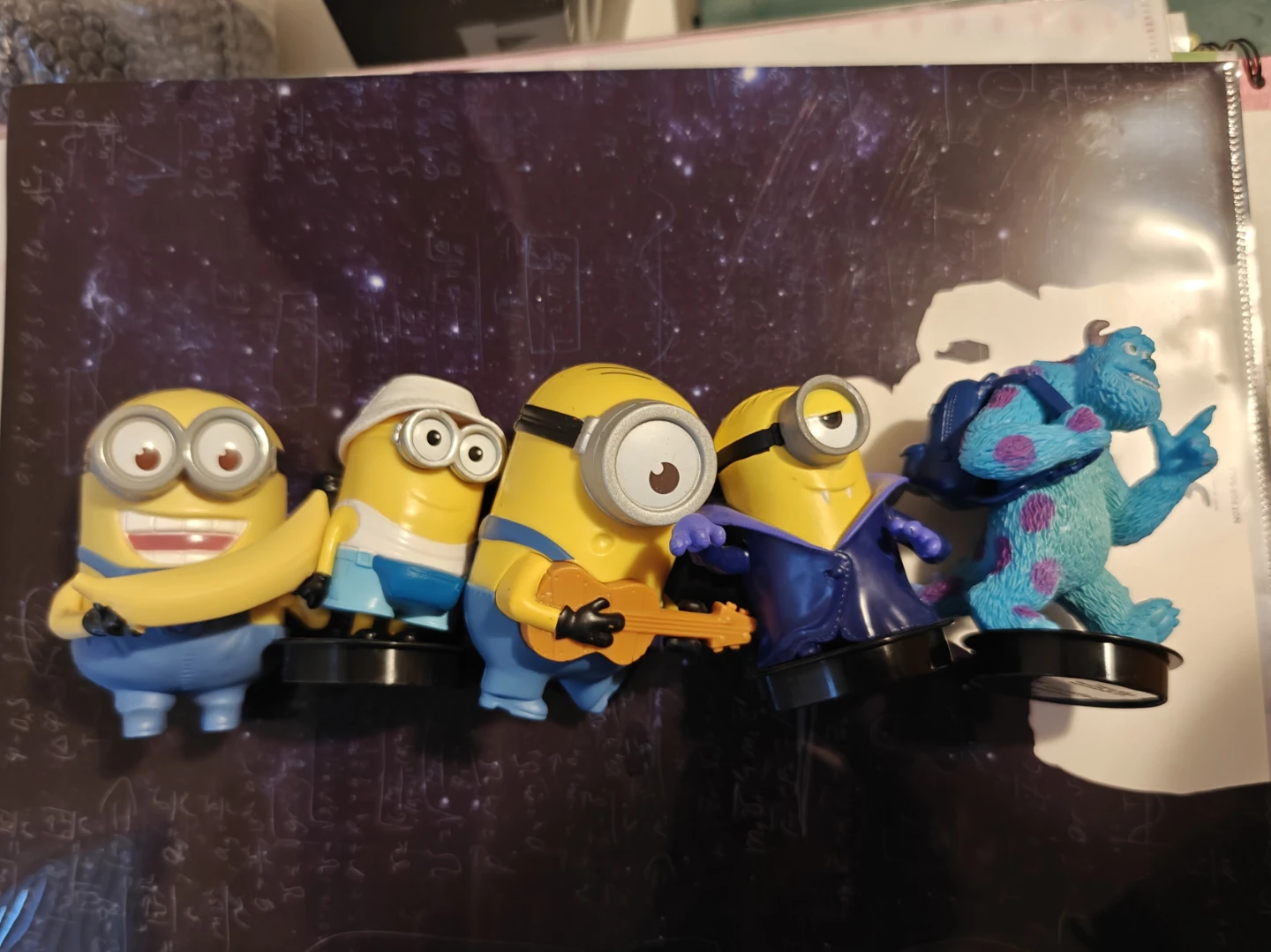 Minions and Sulley Figurines