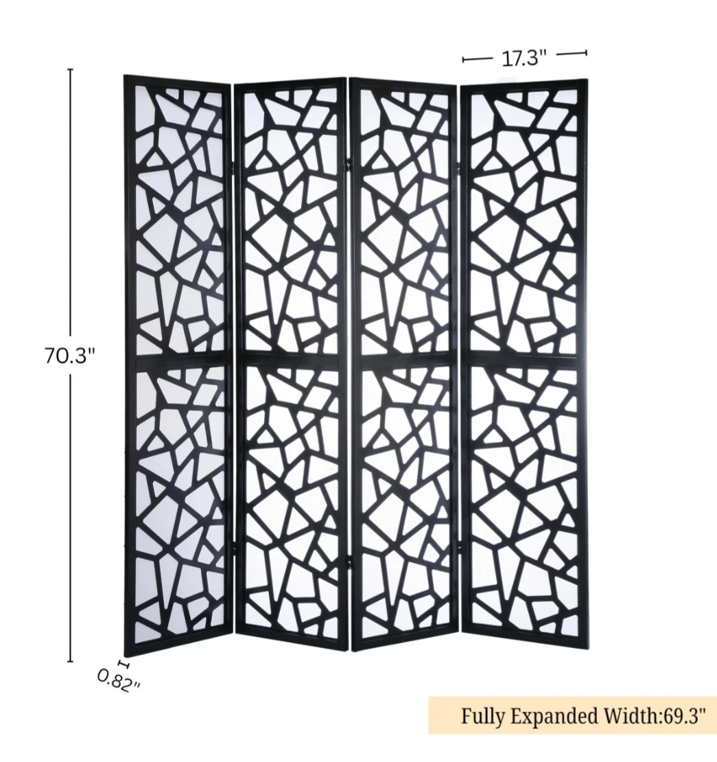 Beautiful 4-Panel Room Divider - photo 4