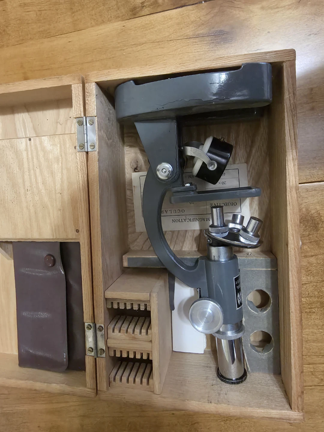 Lumex No. 5DSEL Microscope 100X-600X - photo 2
