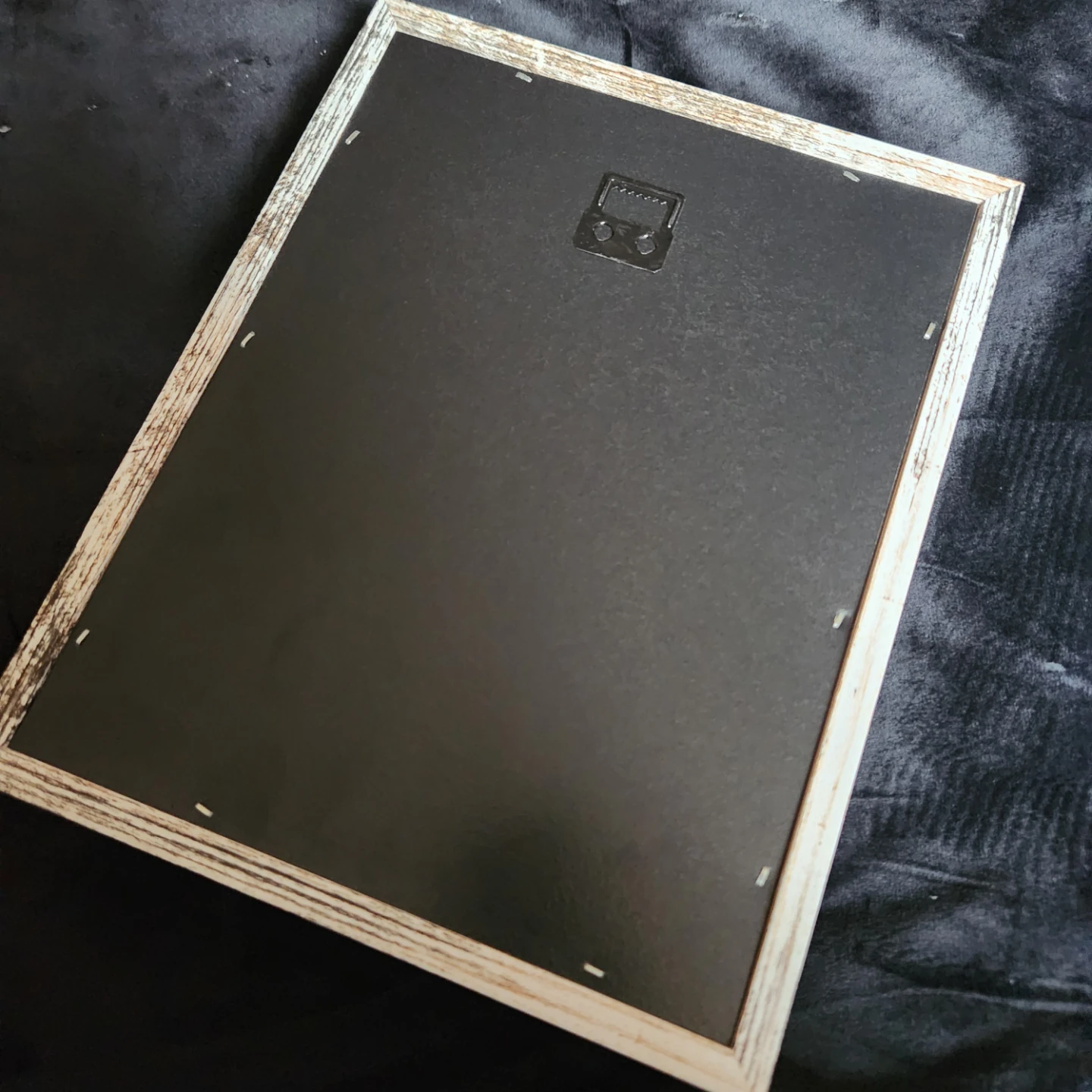 Distressed White Shadow Box Frame - photo 3