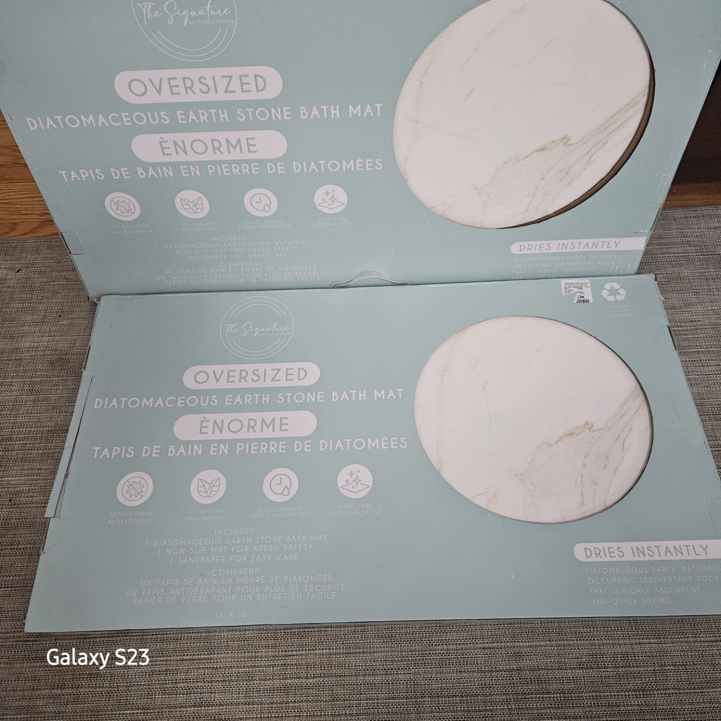The Signature Oversized Diatomaceous Earth Bath Mat