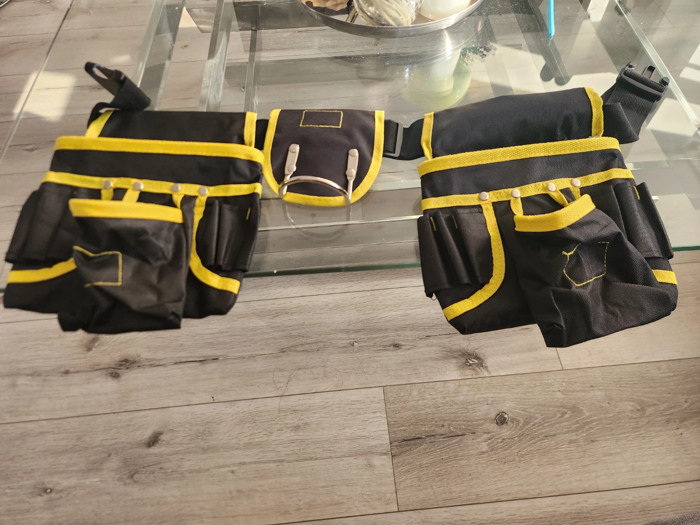 Black Speed Square and Tool Belt