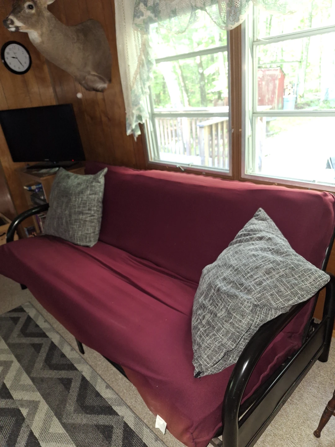 Red Futon Sofa