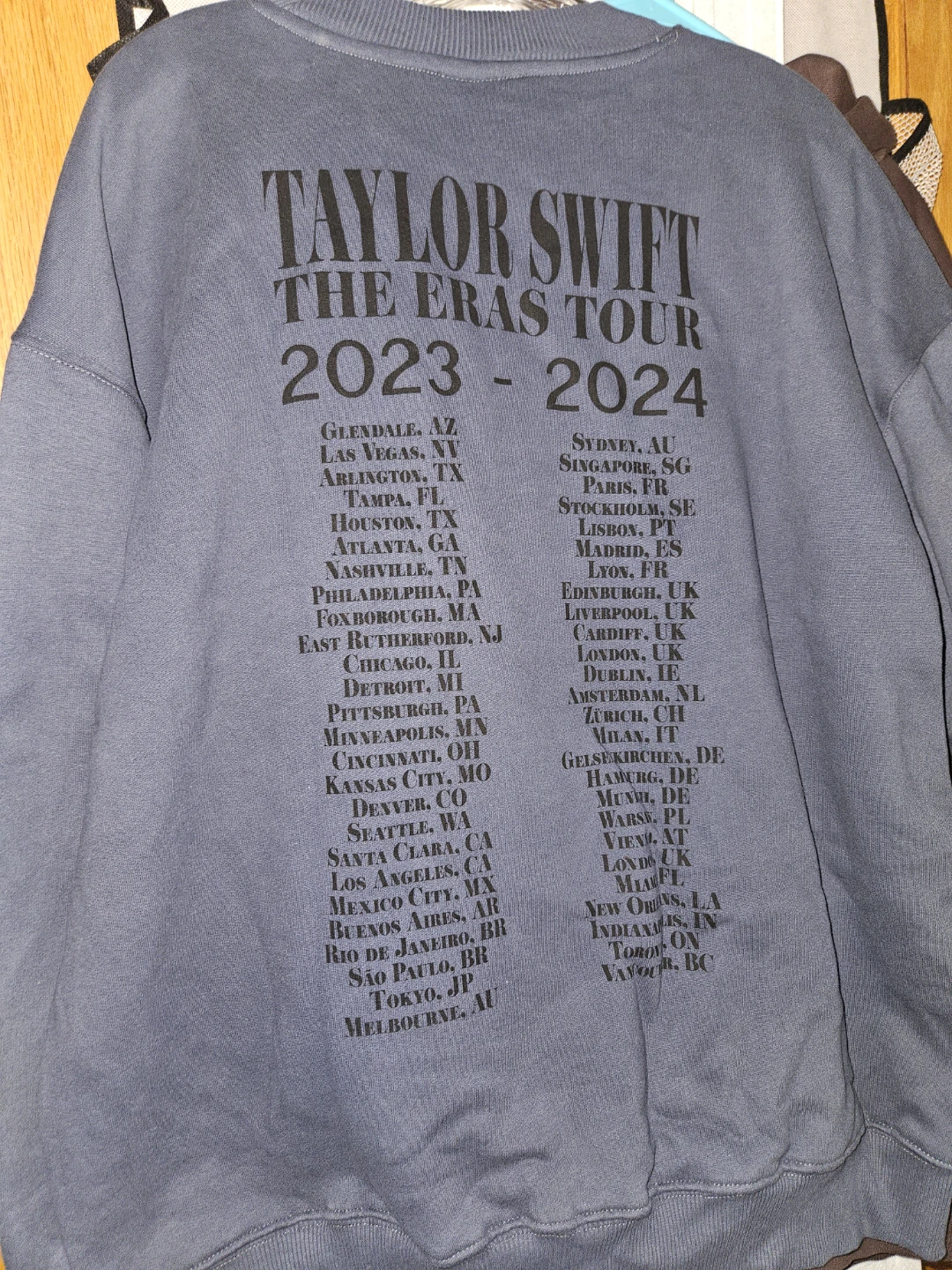 Taylor Swift The Eras Tour Crewneck Sweatshirt - photo 3