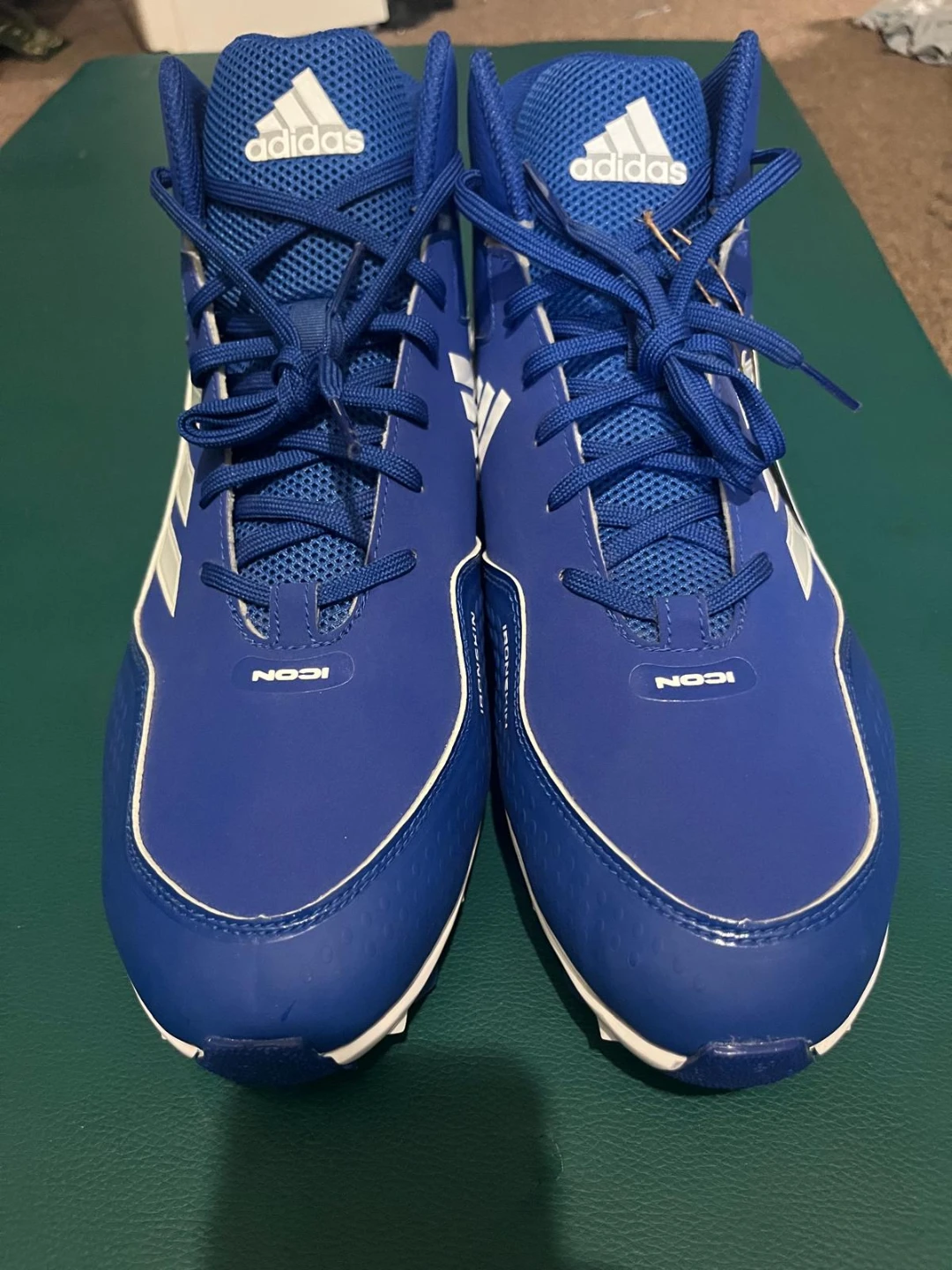 Adidas Blue Baseball Cleats size 14 mens