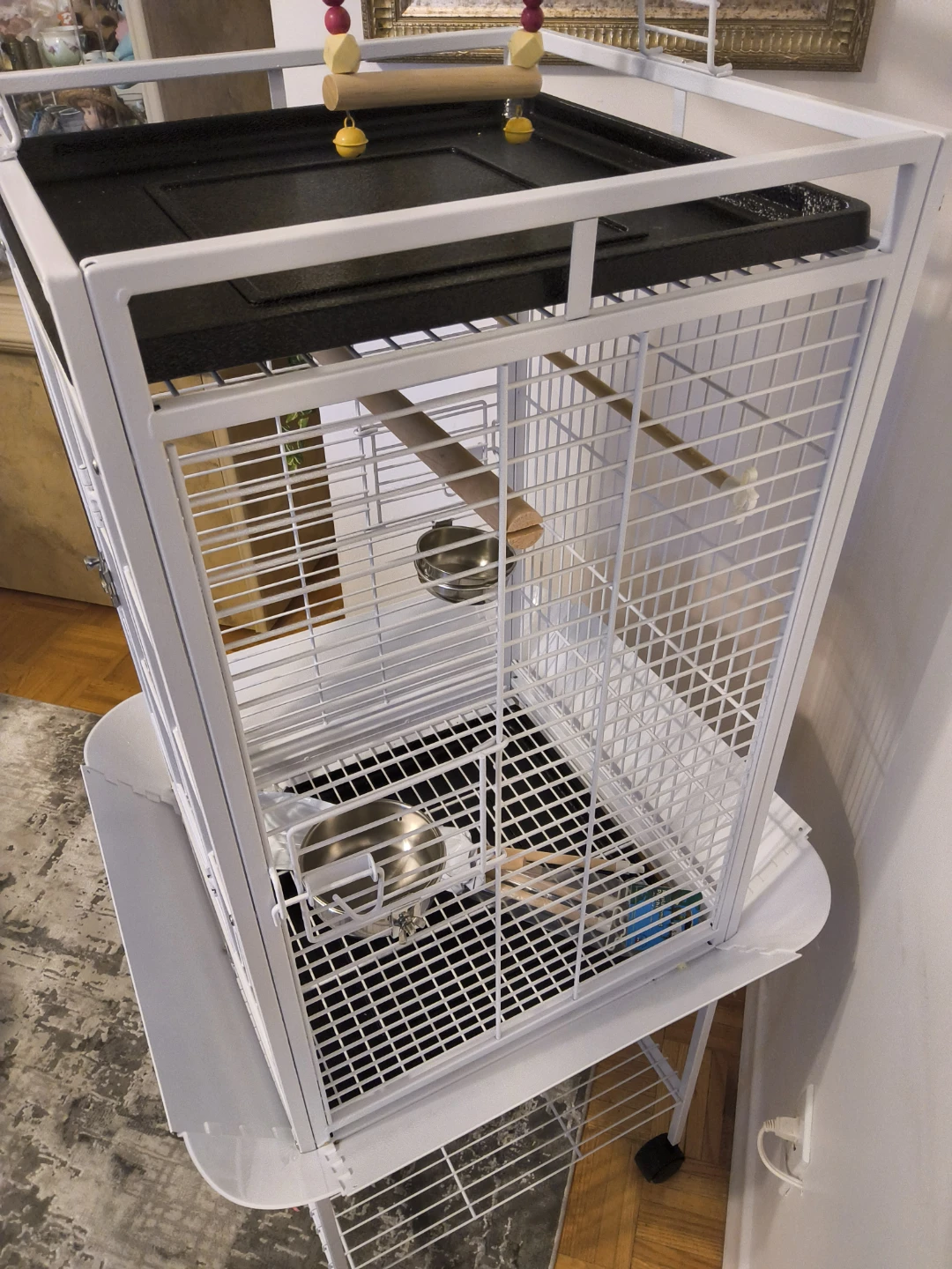 PawHut 61.5” Bird Cage with Stand & Play Top – Brand New - photo 4