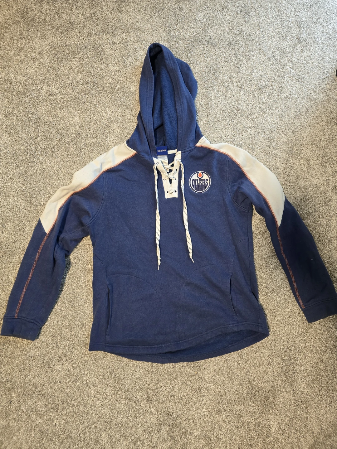 Reebok Edmonton Oilers Hoodie Size M
