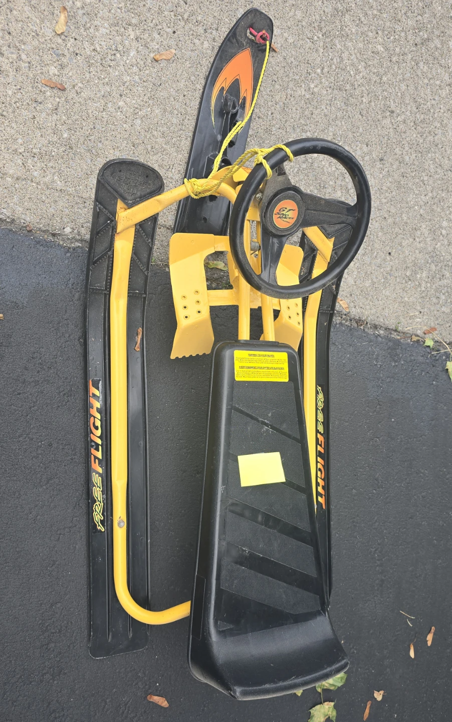 Free Flight Snow Sled with Steering Wheel - photo 5