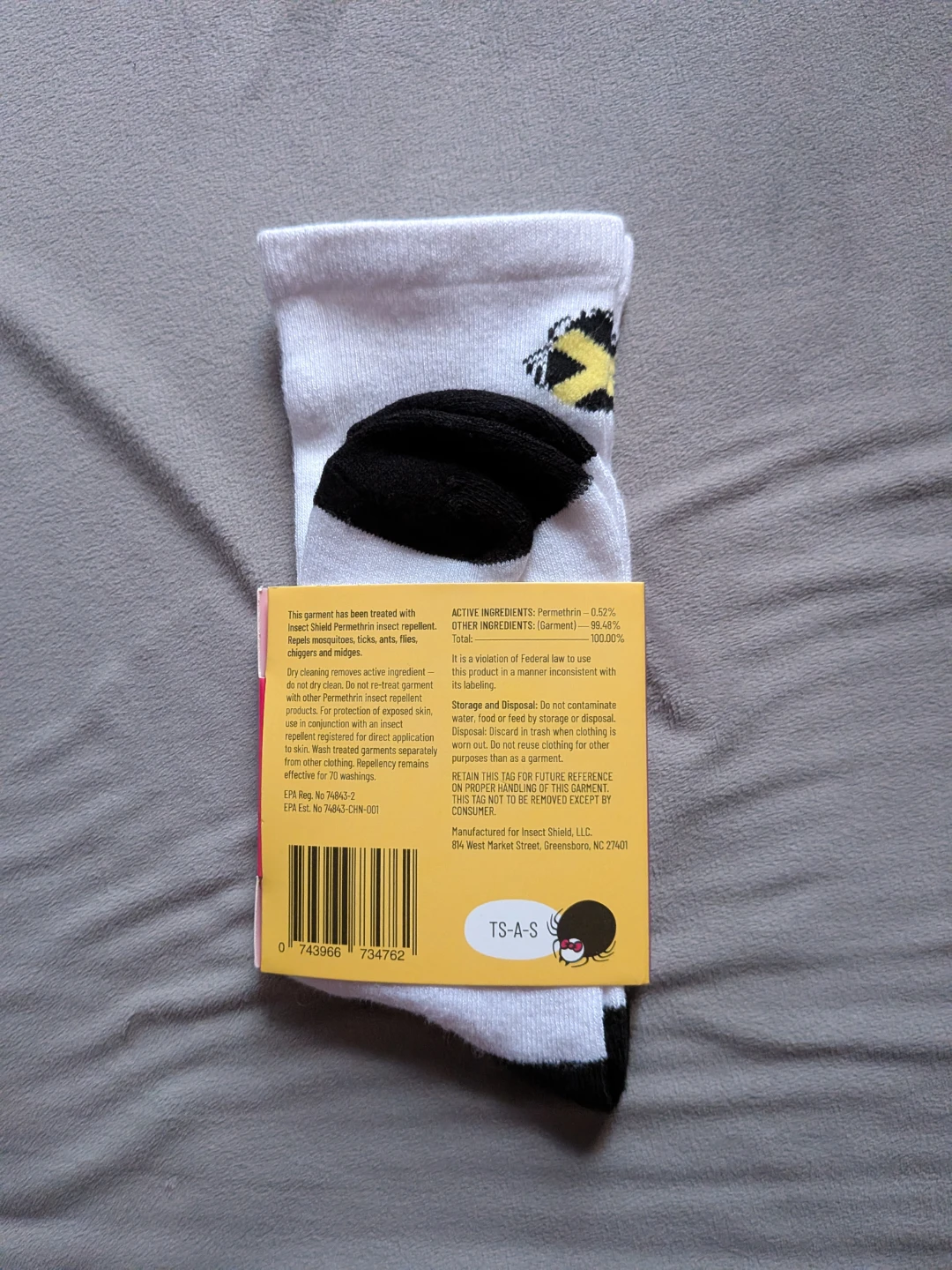 Tick Socks Repellent Apparel - Size S - photo 2