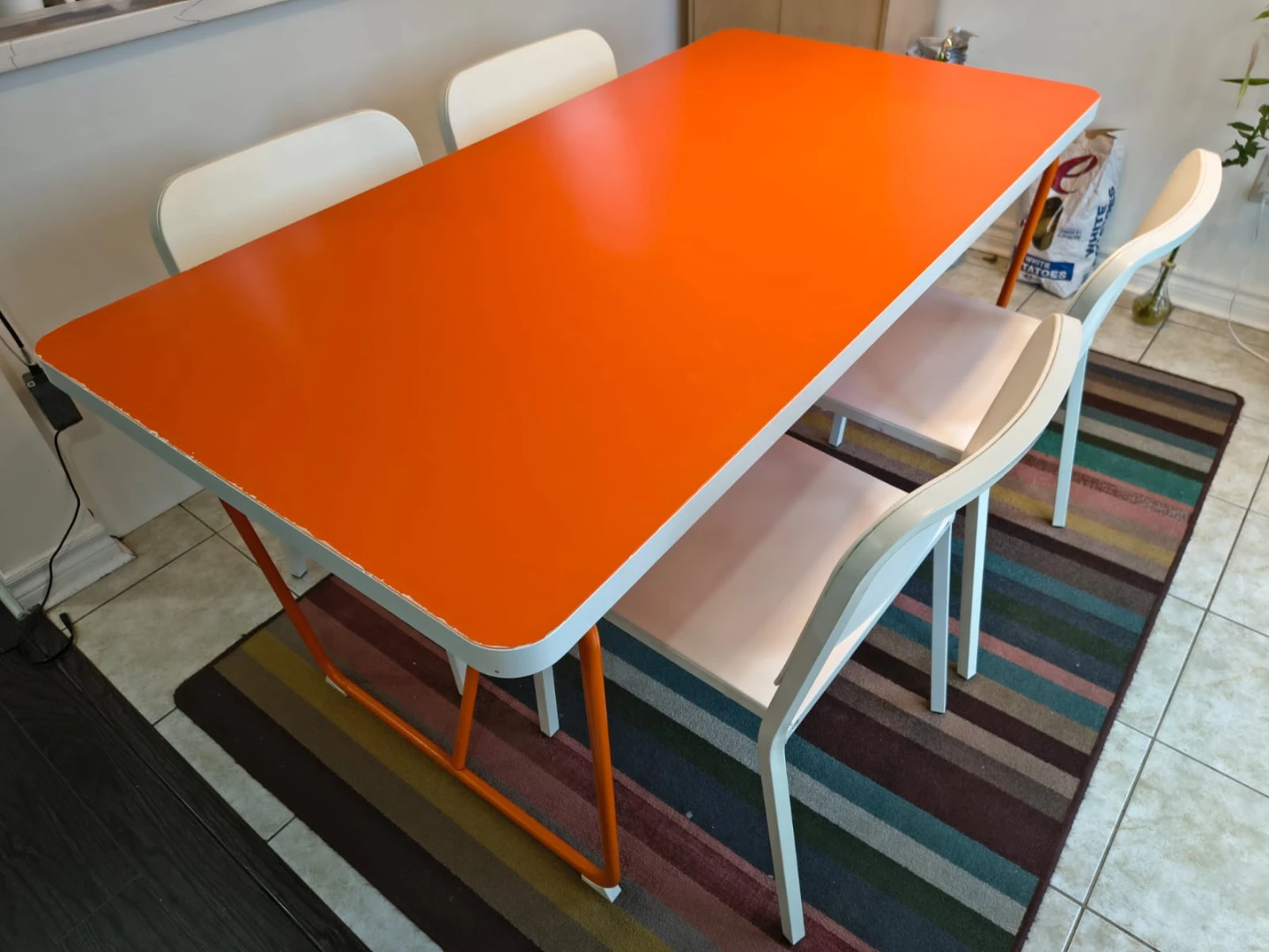 IKEA dining table with chairs - photo 4