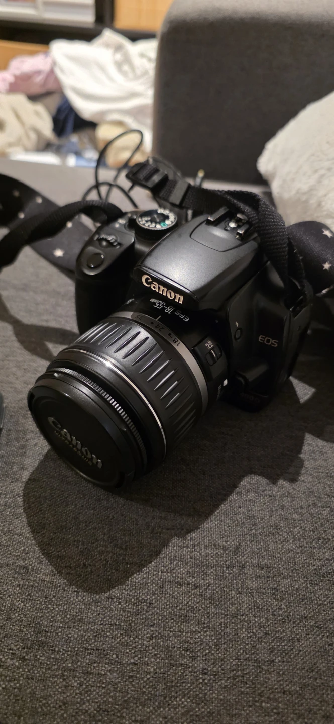 Canon EOS Camera with 18-55mm Lens