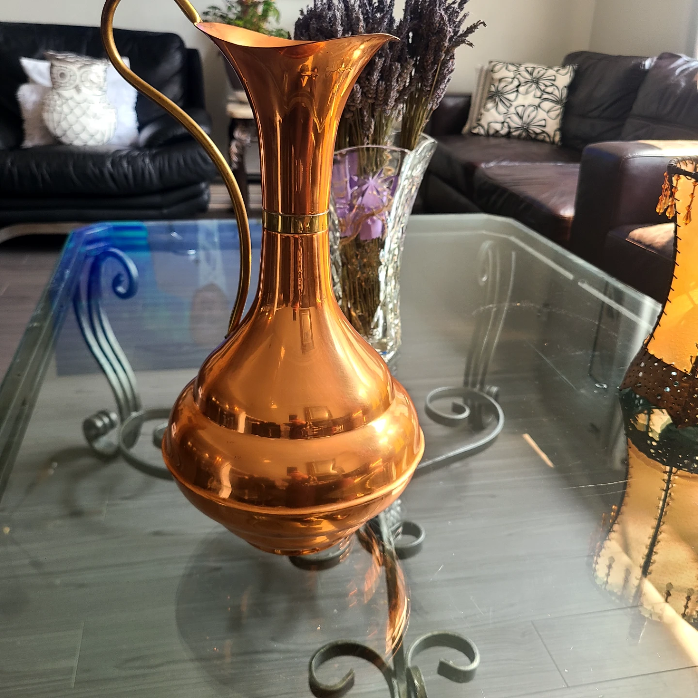 Copper Pitcher Vase