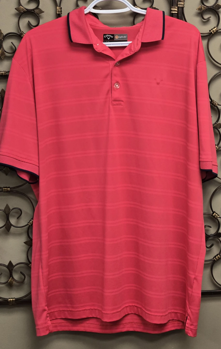 Men's Large Polo/Golf Shirt.  Callaway Opti-Dri.  EUC