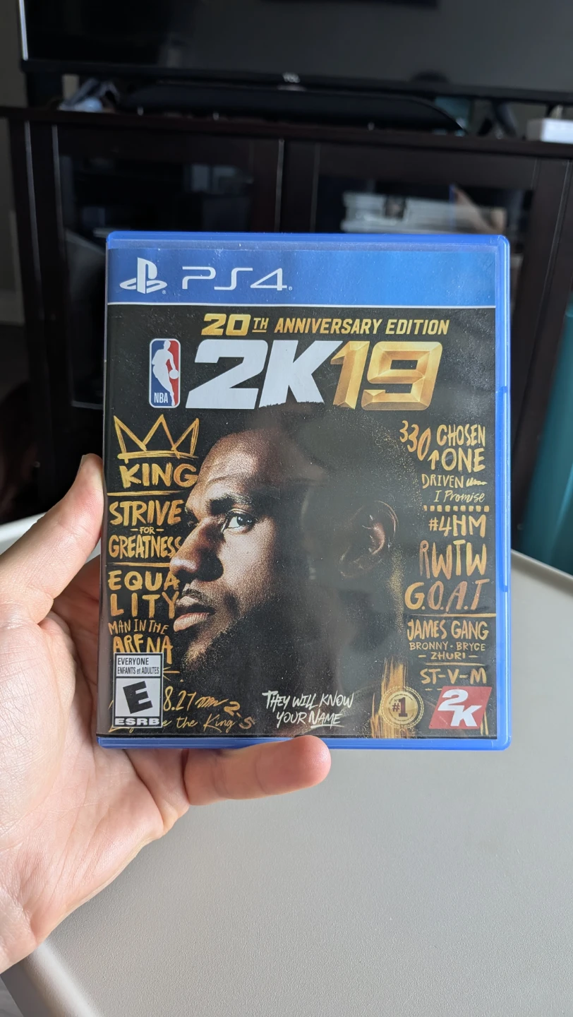 NBA 2K19 20th Anniversary Edition cover PS4 Game
