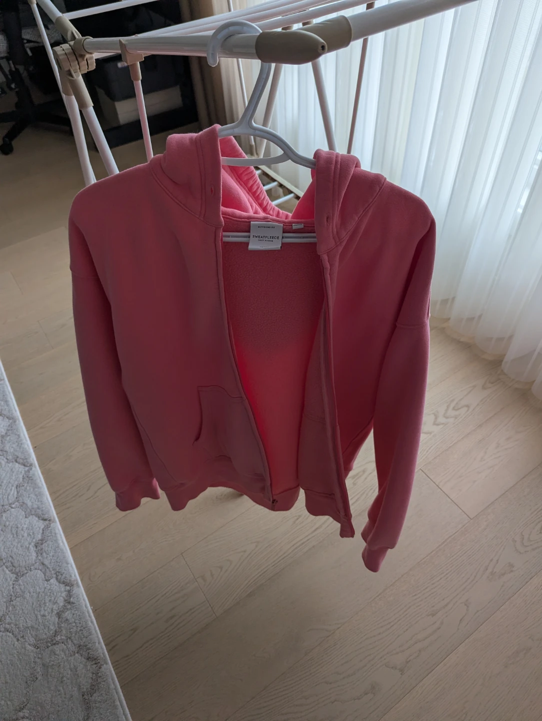 Aritzia Sweatfleece Boyfriend Fit Zip-Up Hoodie - photo 3