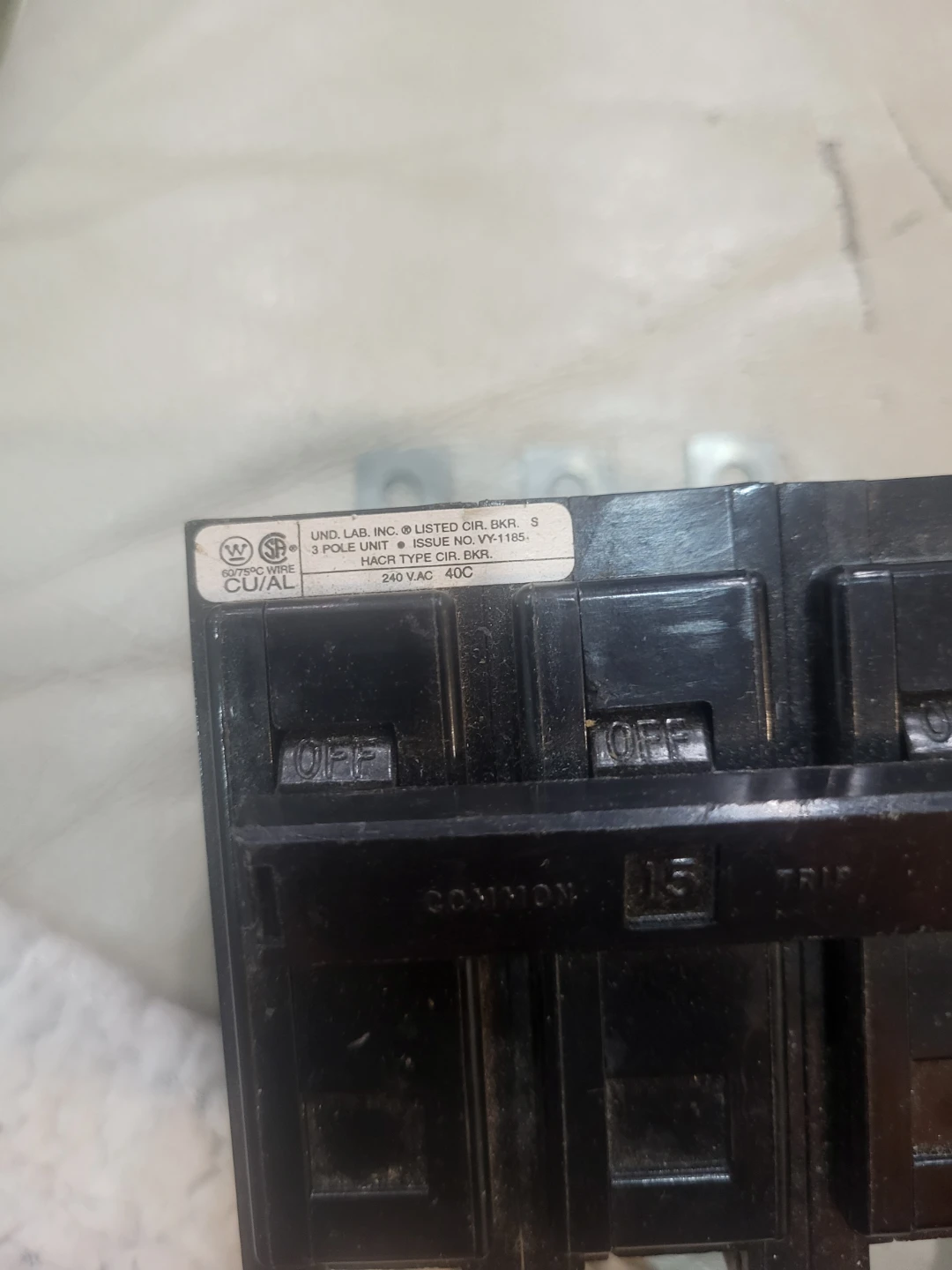 Westinghouse Type BA BAB3015H Circuit Breaker - photo 3