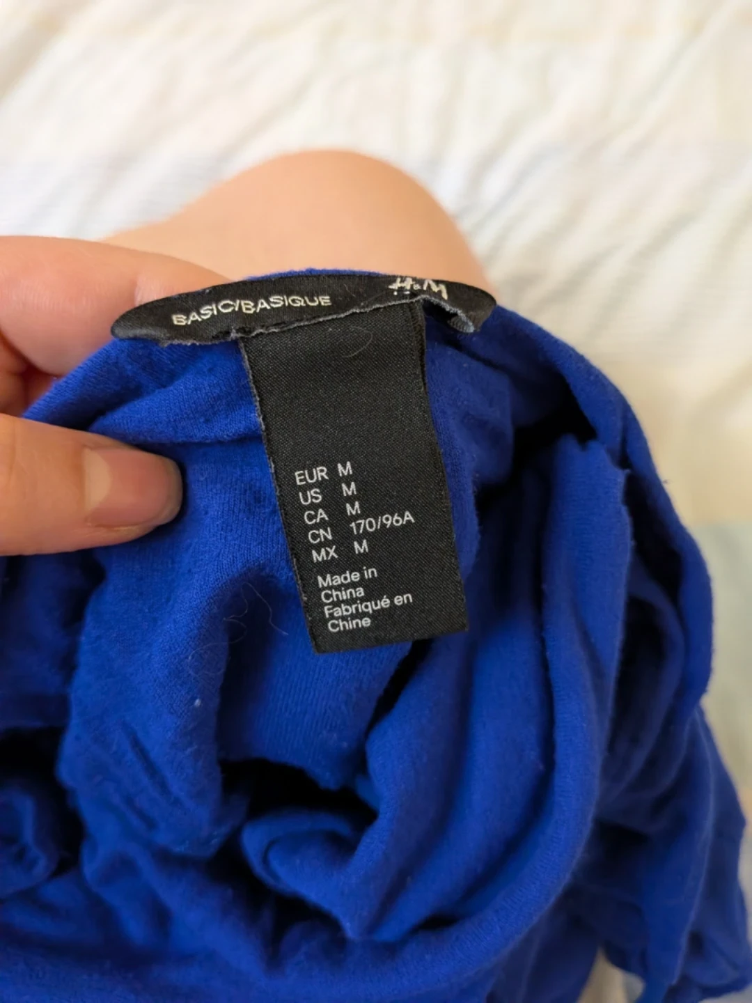 H&M Blue Basic Tank Top - photo 3