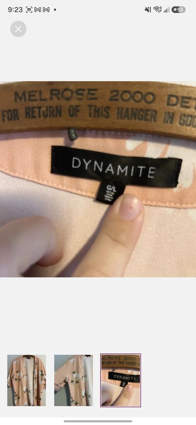 Dynamite floral kimono jacket - photo 3
