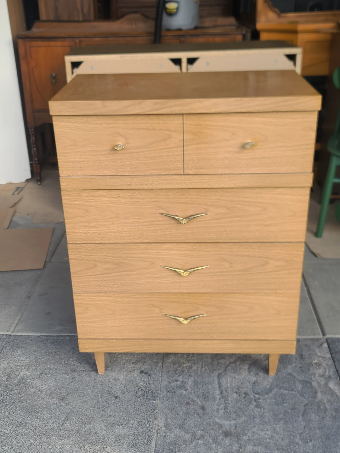 Mid-Century Modern Sandalwood Chest of Drawers