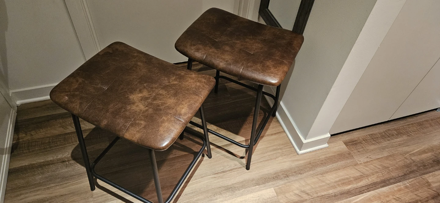 COUNTER BAR STOOLS SET OF 2 - photo 4
