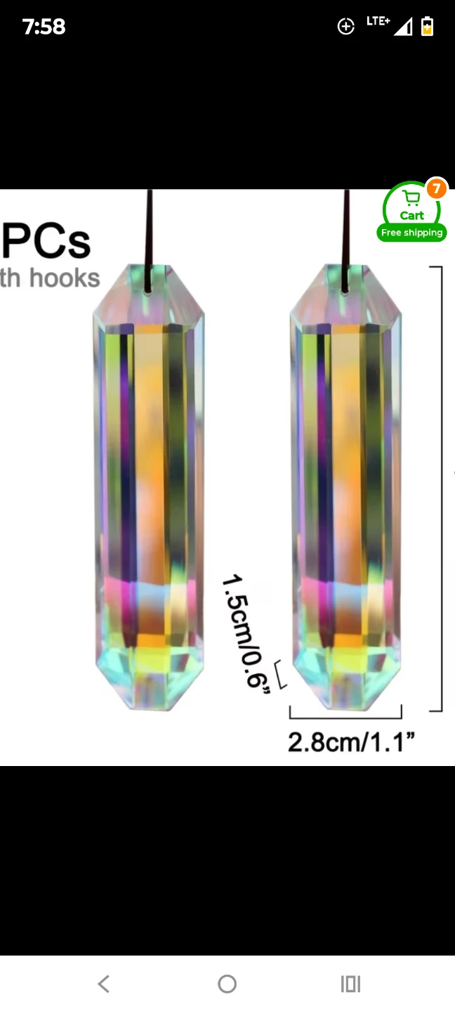 Prism Sun Catcher Chandelier Crystals 76mm - photo 2