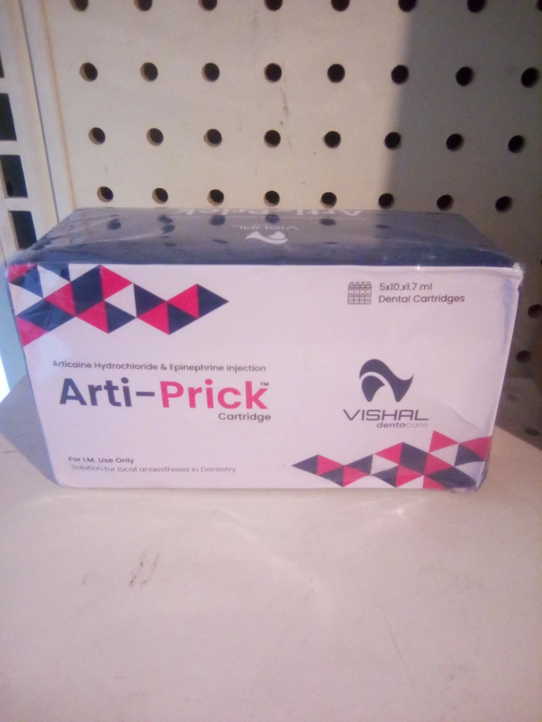 Vishal Arti-Prick Articaine and Epinephrine Dental Cartridges