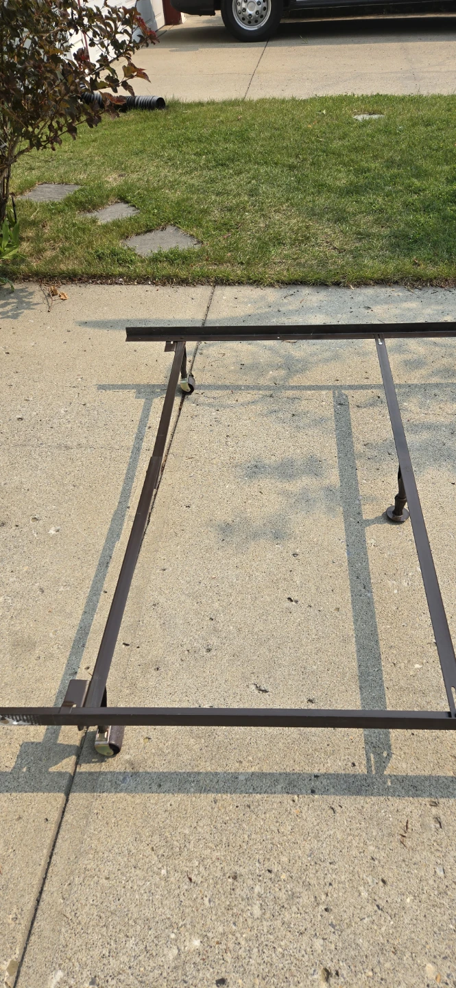 Adjustable Metal Bed Frame with Headboard Mounts - photo 5