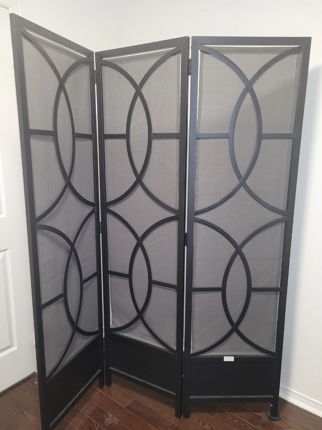 3-Panel Folding Room Divider Screen