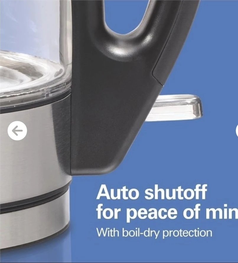 Hamilton Beach 1L Electric Kettle, Cordless - photo 5