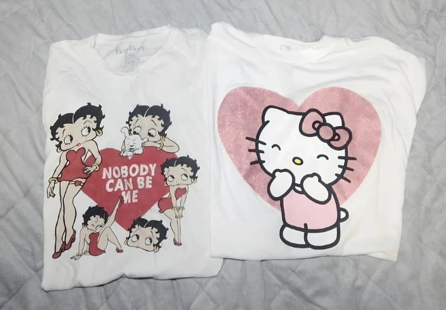 Hello Kitty & Betty Boop T-Shirts (2-Pack)