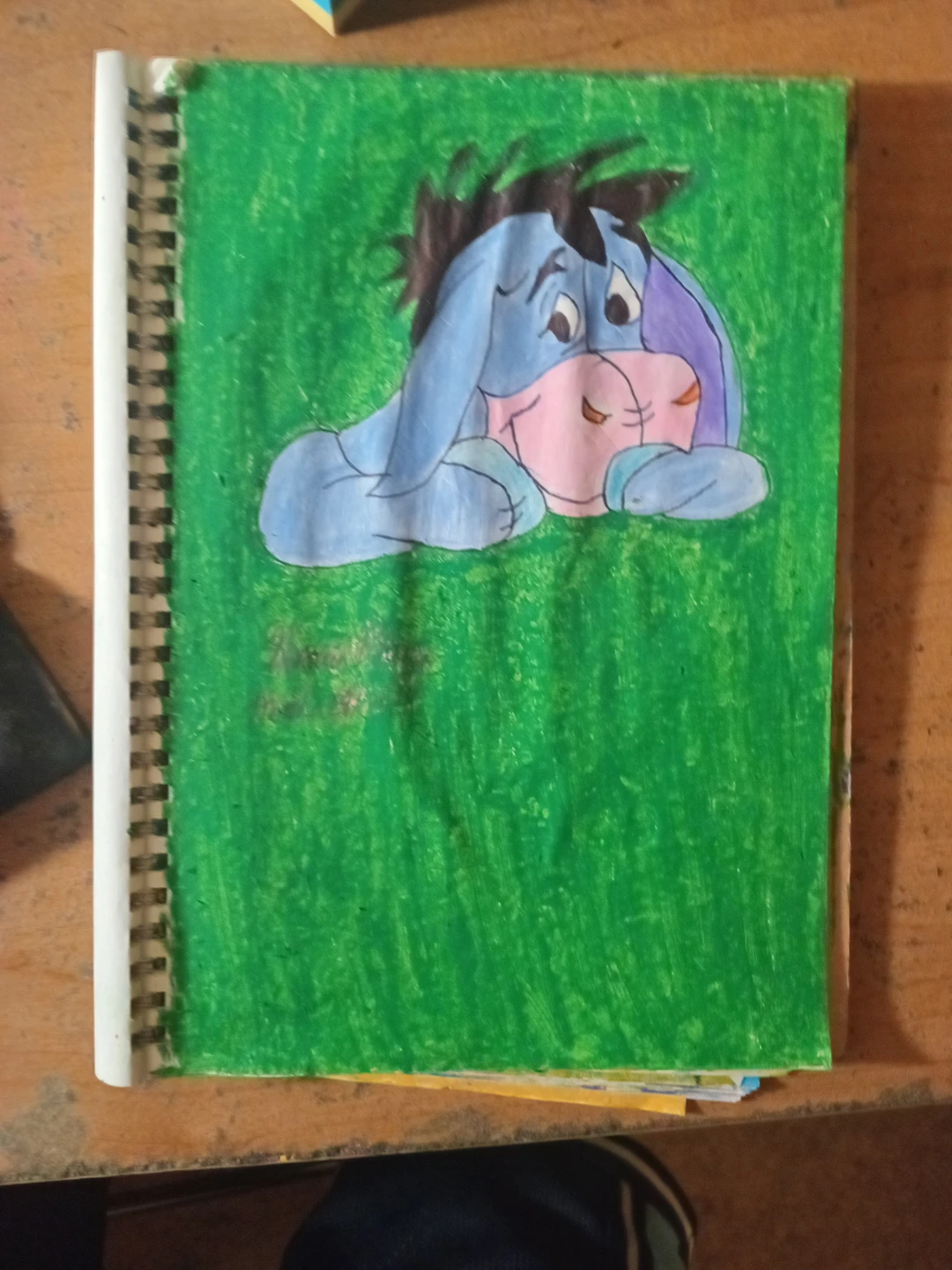 GREEN BACKGROUND WINNIE THE POOH CHARACTER - photo 4