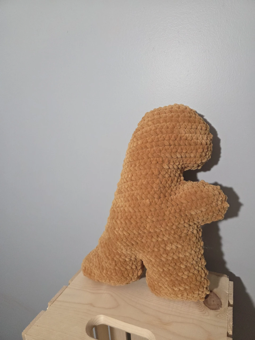 Handmade Crochet Dinosaur chicken nuggie