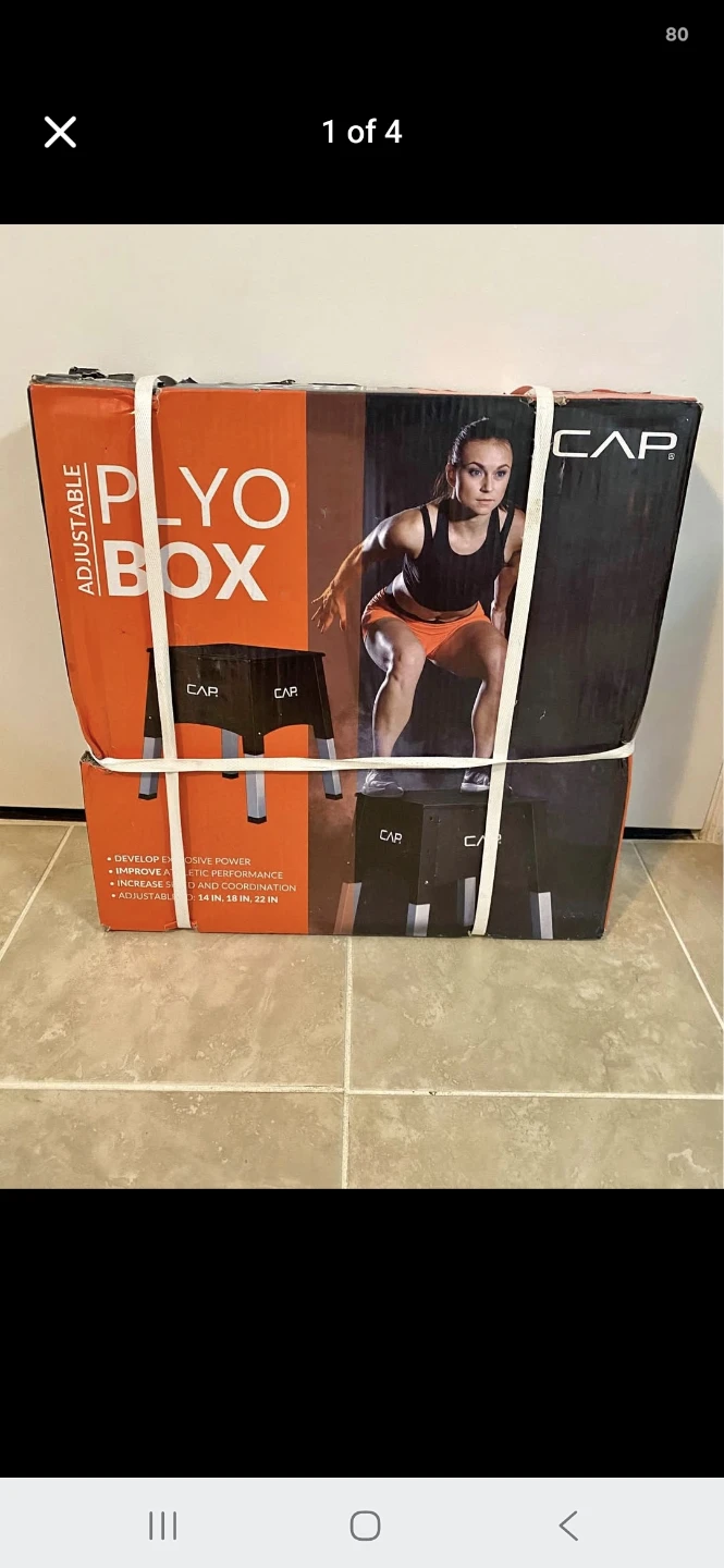 New, Sealed CAP Adjustable Steel Plyo Box 14", 18", 22" - photo 2